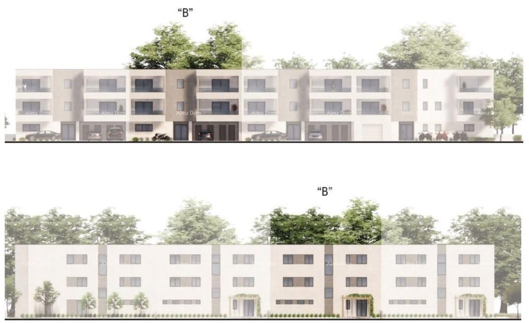 ŠTINJAN – NEW BUILDING NEAR THE SEA AND THE CITY. Apartment B Building B 4