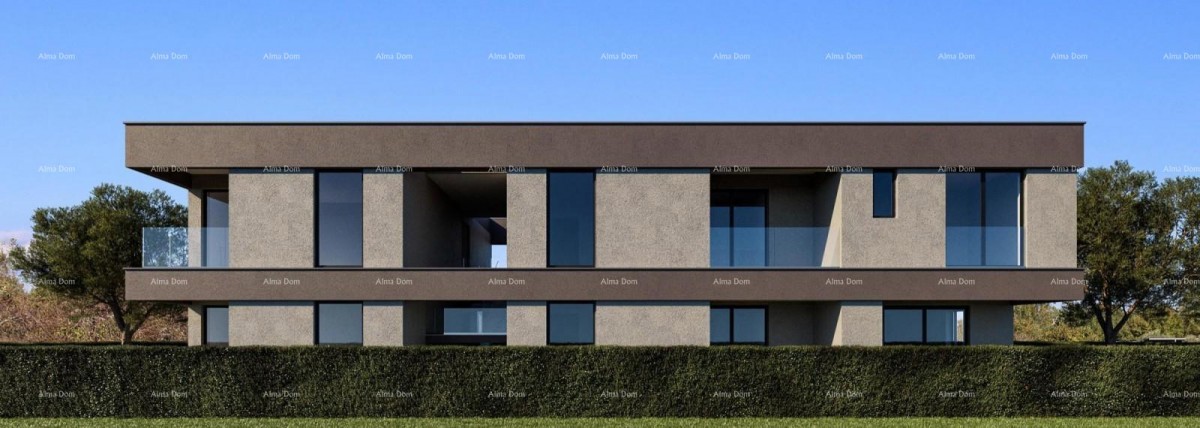 Poreč – nuova costruzione con giardino 4