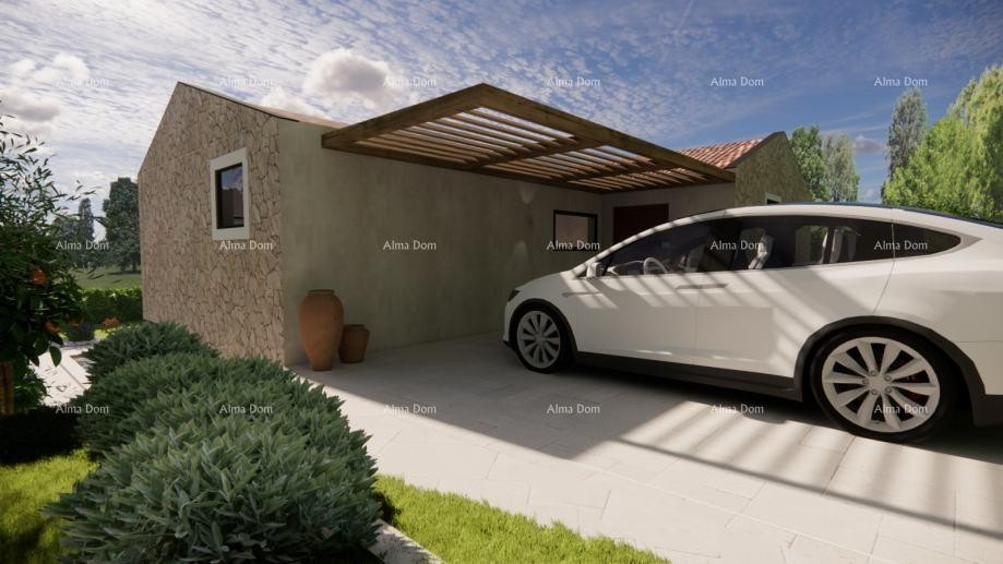 Građevinsko zemljište površine 1.089 m² Rakotule,  Karojba 5