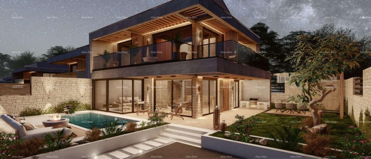 Продажа современных вилл в красивом жилом районе Умага 4
