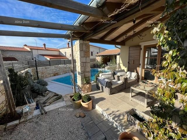 Prekrasna rustikalna kuća s bazenom i manjim dodatnim objektom-pool house, Svetvinčenat! 20