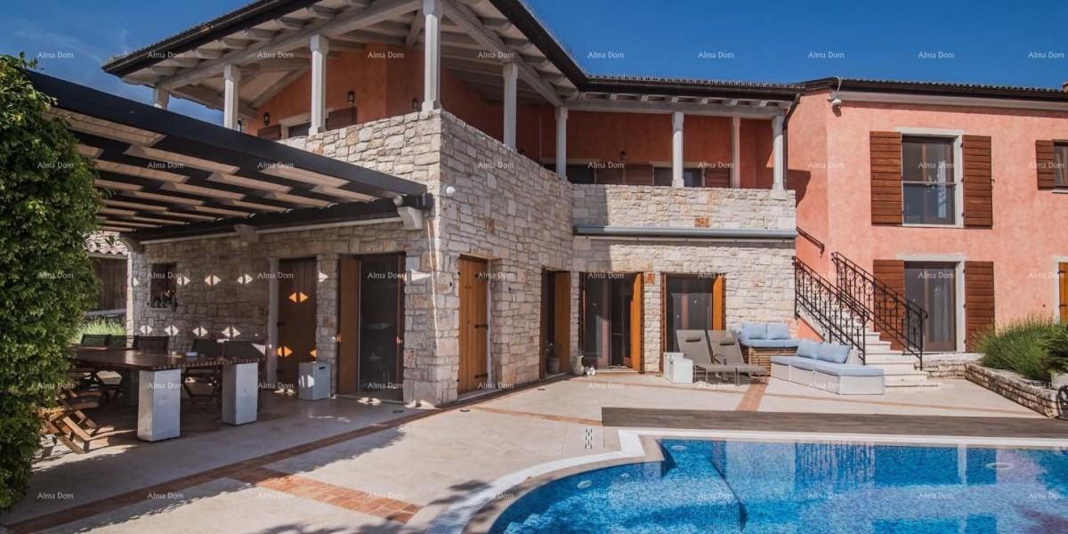 Lussuosa villa in pietra istriana con piscina in stile toscano, Rovigno! 1