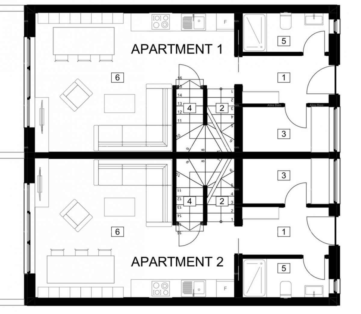 Prostrano in Moderna Bivanje na treh Nadstropjih, Nova Vas! 8