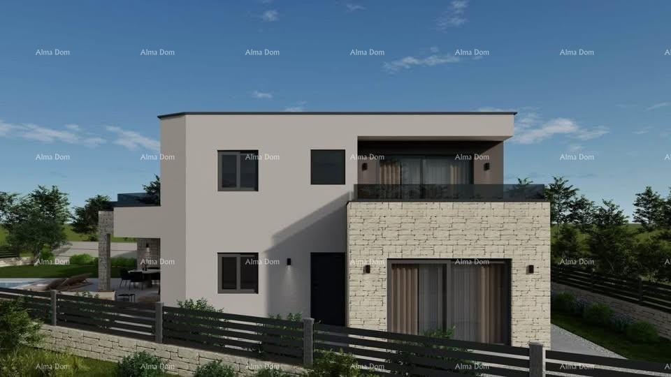 Moderna vila u izgradnji, Poreč 2