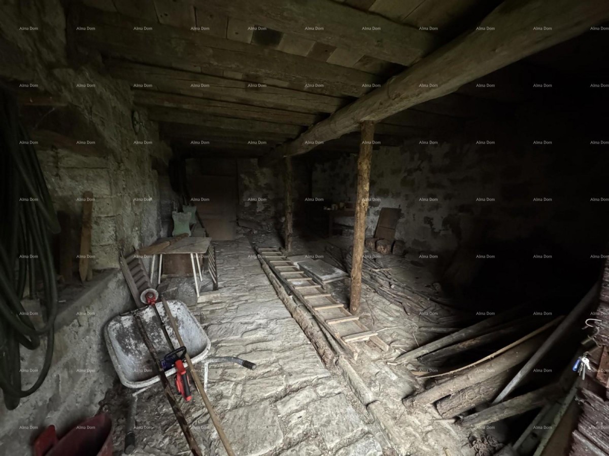 Продажа - каменный истарский дом с земельным участком, в небольшом населённом пункте, близ Бузета! 10