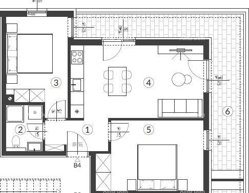 Prodaja stanova u novom projektu, lizina grada Pule! B4 7