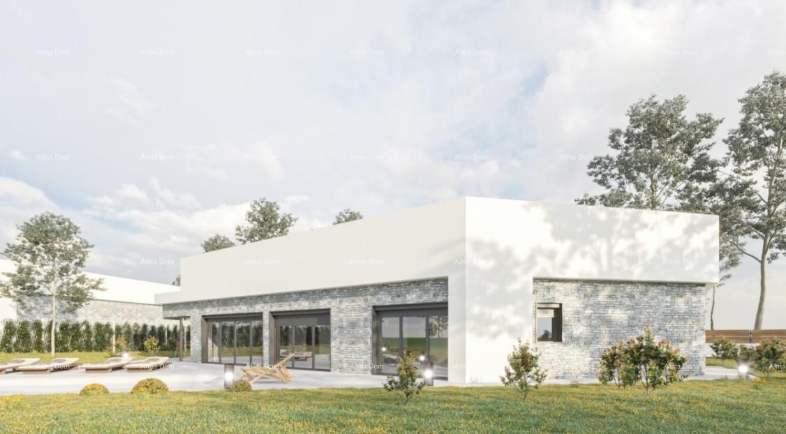 Sale of a building plot with a building permit for the construction of a modern family house, near Barban! 2