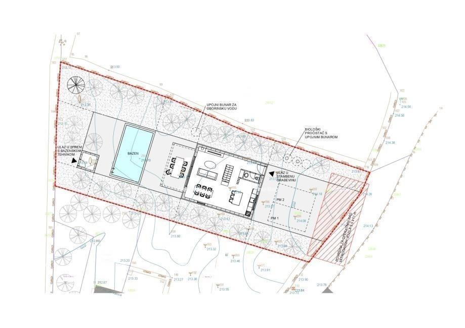 Vodnjan. Hiša v gradnji z bazenom in Svetvinčenat, zemljišče z gradbenim dovoljenjem! 12