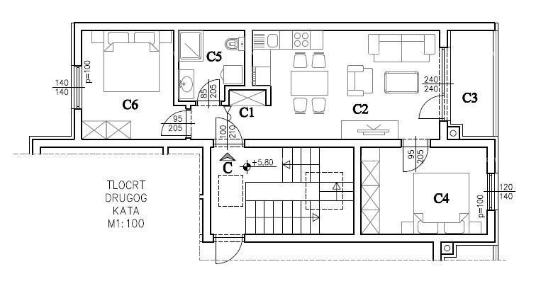PULA – moderan stan v novogradnji, D3 11