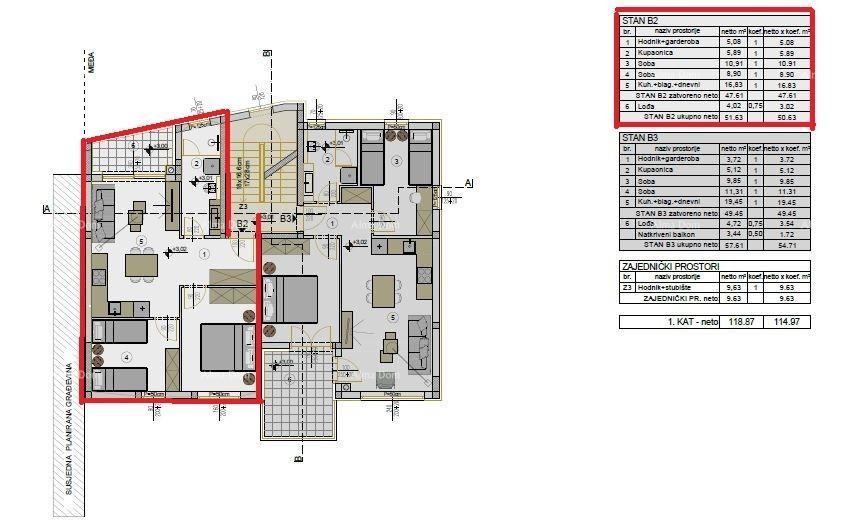 Štinjan – stan v novogradnji, 51 m² 11