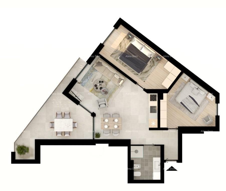 UMAG! Modern Apartment in a Top Residential Complex Near the Sea, S1 11