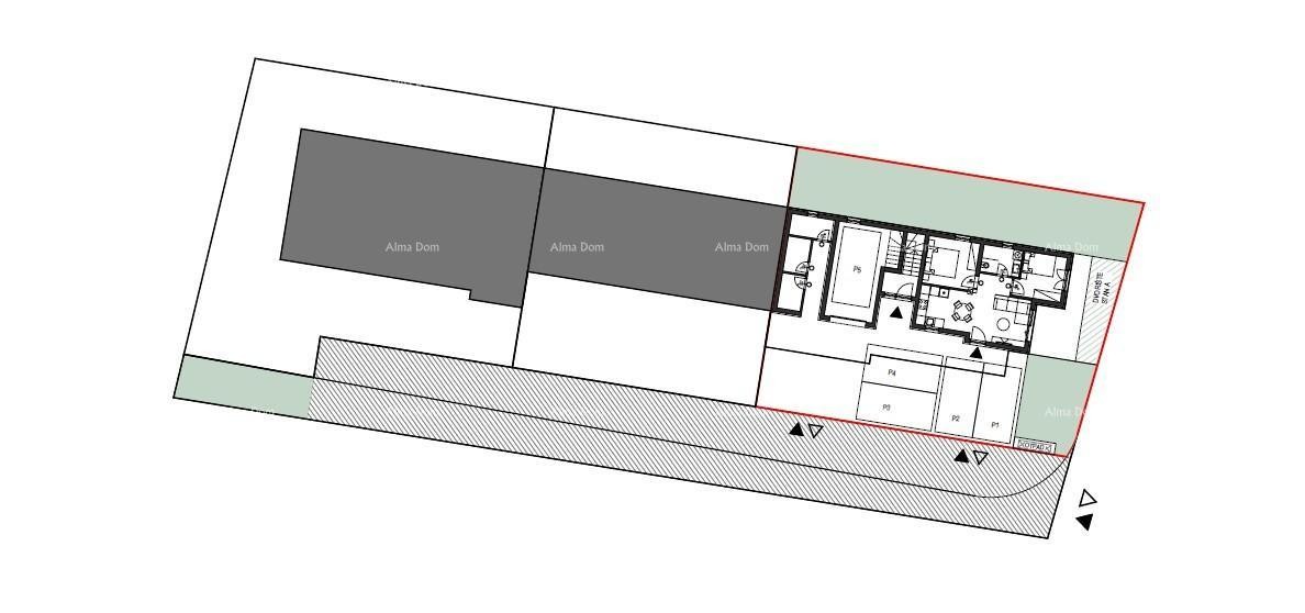 Prodaja stanov v gradnji - nov stanovanjski kompleks, Pula! Stan A Zg. A3 8