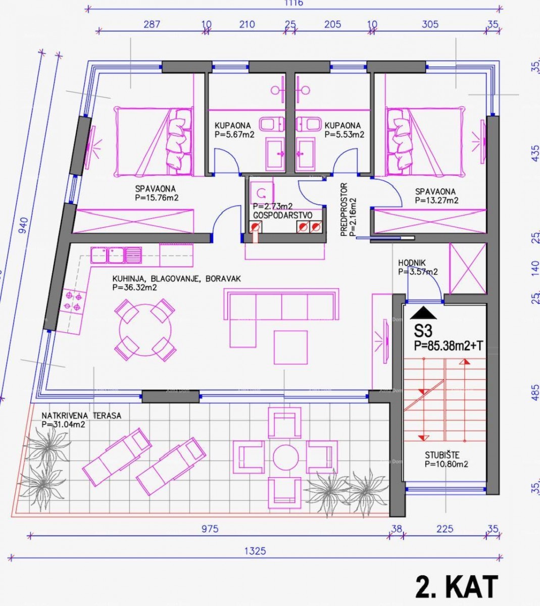 Mukalba. Apartments for sale in a new project, 200 m from the Medulin sea! 5