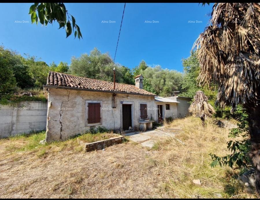Building plot with a ruined house for sale in Labin, with sea view and project included. 14