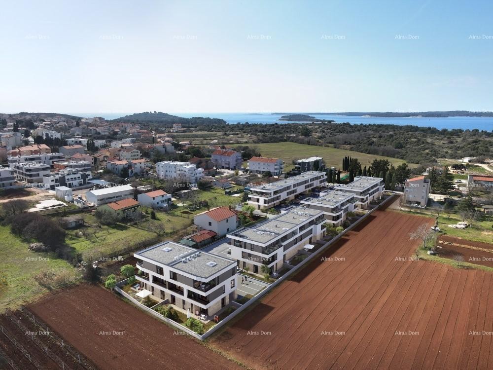 Fažana 2 km do centra Fažane. Prodaja stanova u novom stambenom kompleksu, Štinjan! 1B 2