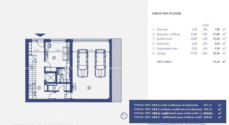 UMAG, Samostoječa vila v luksuznem letovišču! Pogled na morje! V 24 17
