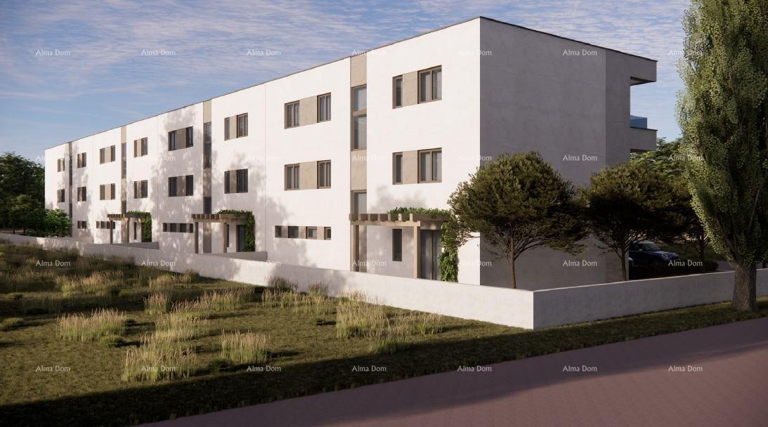 ŠTINJAN – NEW BUILDING NEAR THE SEA AND THE CITY. Apartment B Building B 3