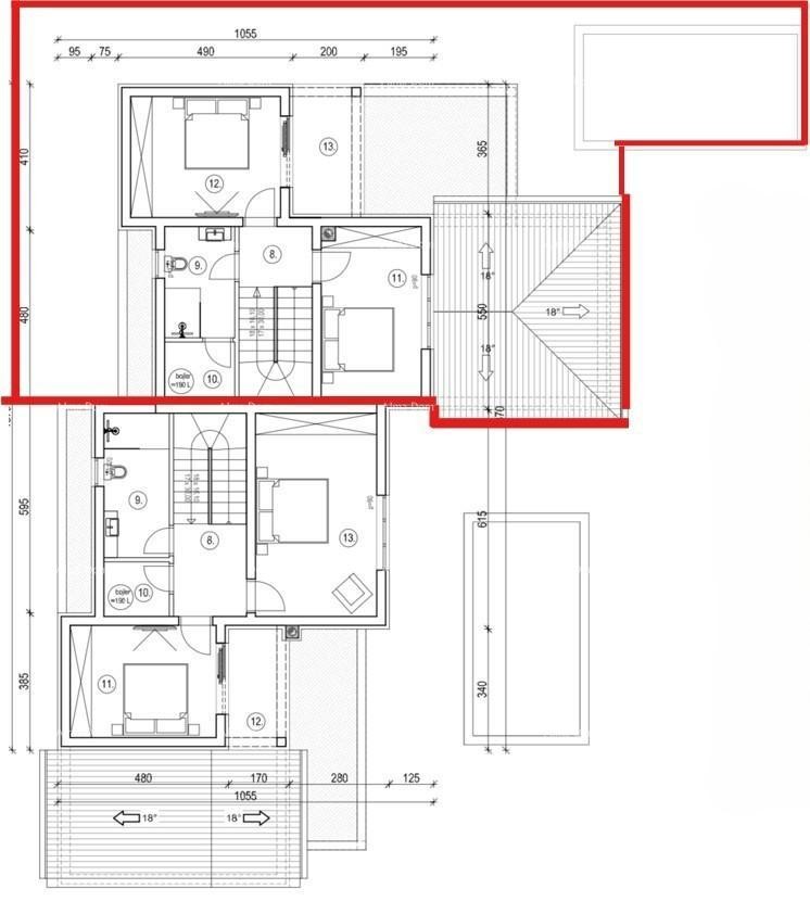 Prodaja moderne dupleks vile s bazenom, Kožljani, Barban! 3