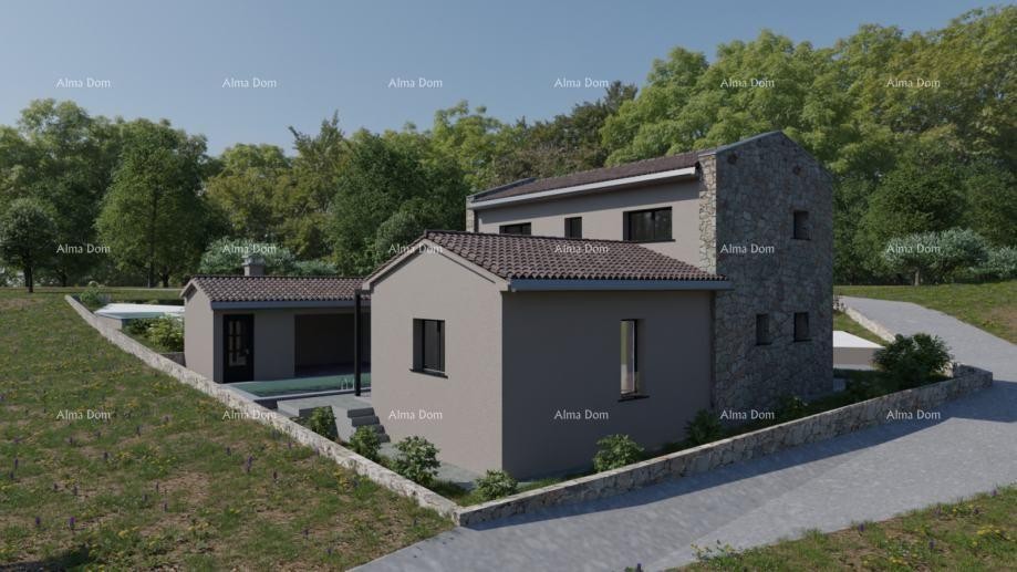 MARČANA MODERNA VILA S BAZENOM U GRADNJI. 3