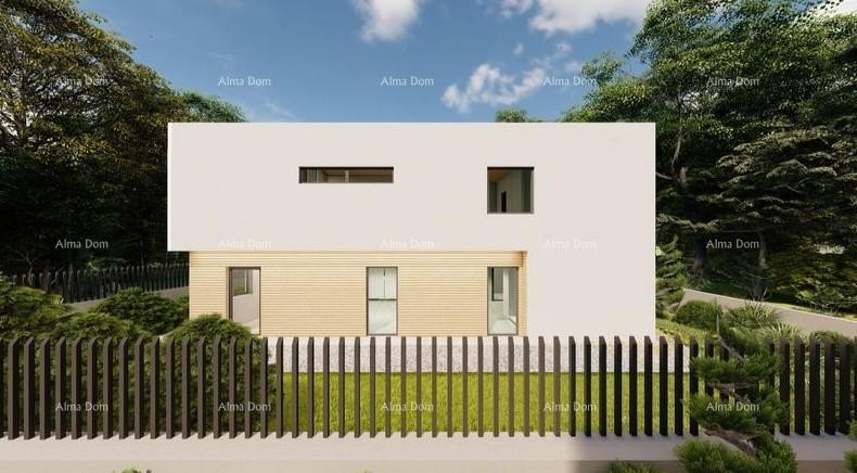 Prodaje se kuća u fazi izgradnje, sa bazenom i pogledom na more u Pomeru 9