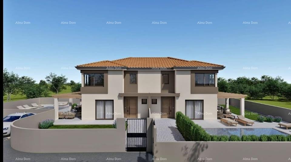 Two modern villas with pool and sauna under construction – Istria 9
