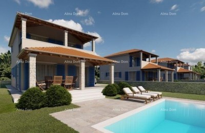 LIŽNJAN! VENDITA DI UNA CASA IN COSTRUZIONE CON PISCINA.