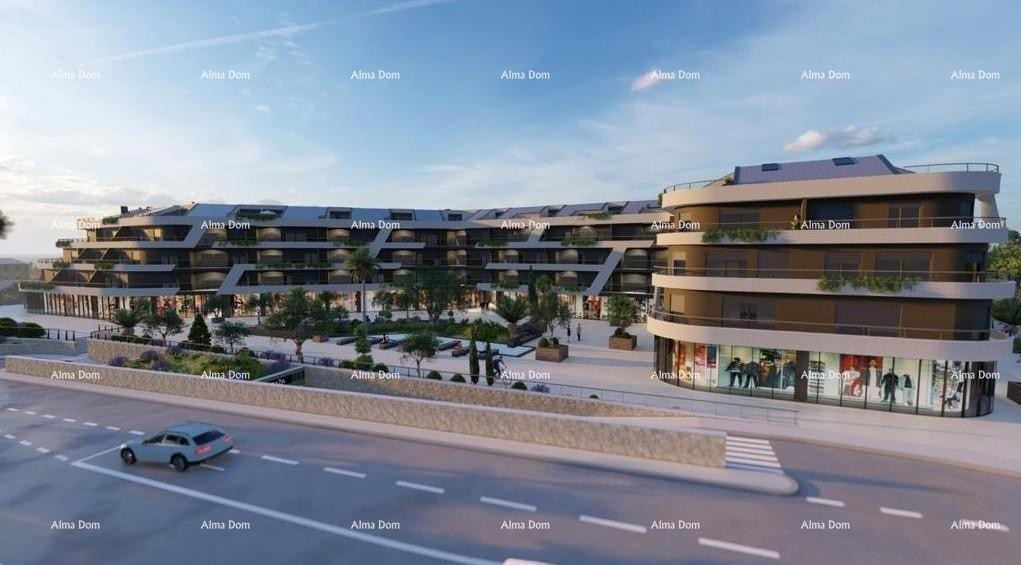Poreč, residential and commercial building under construction with apartments and underground garages 2
