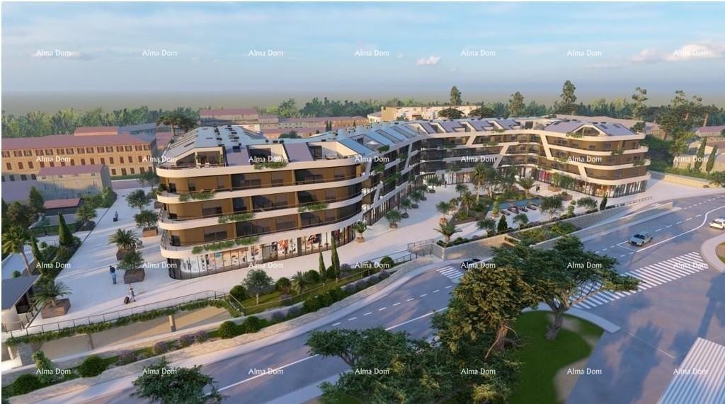 Poreč, residential and commercial building under construction with apartments and underground garages 1