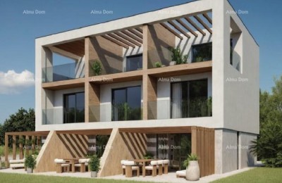 Medulin, Modern Three-Story Apartment with Sea View