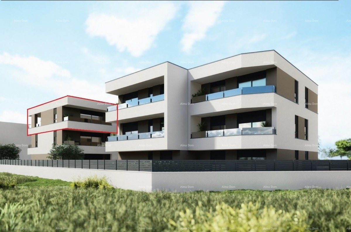 POLA, Valdebek - Ampio appartamento in vendita, 2 terrazze, nuovo edificio / B4 5