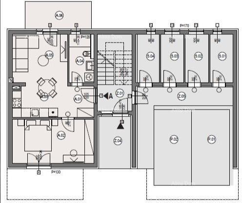 ŠTINJAN – NEW BUILDING NEAR THE SEA AND THE CITY. Apartment A Building C 6