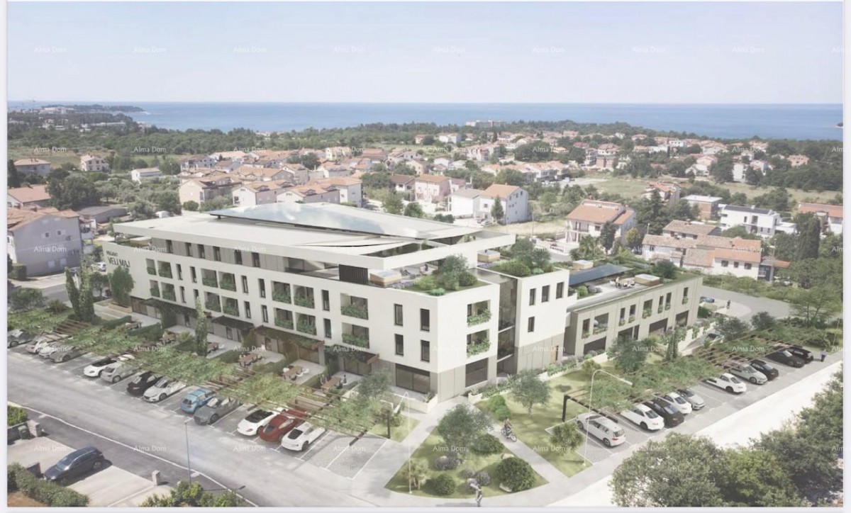 Prodaja stanova u novom poslovno - stambenom projektu, Poreč, C106-zgrada C 5