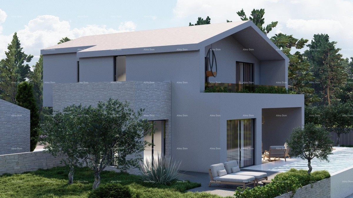 Тиньян – Строительный участок 1.152 м² с разрешением и проектом для дома с бассейном 11