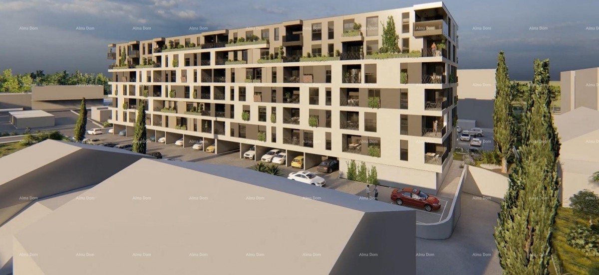 Pula! Večstanovanjska, moderna zgradba z dvigalom, blizu centra. S43 4