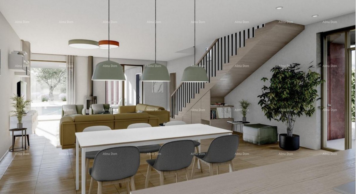 Prodaja samostojećih vila s bazenom u luksuznom, stambenom projektu, Labin! 9