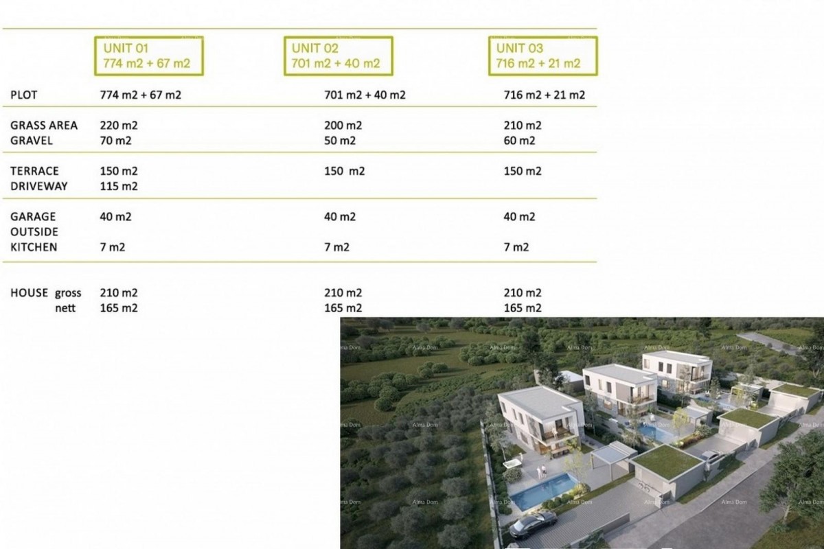 Building land for sale in an attractive location, near the sea, Pomer 3