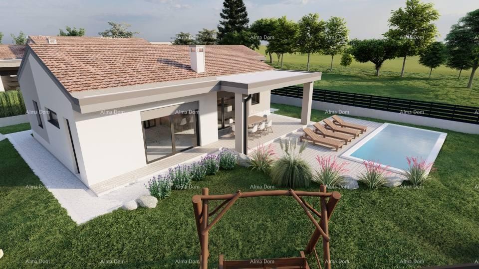 In vendita casa a piano terra con piscina in costruzione 1