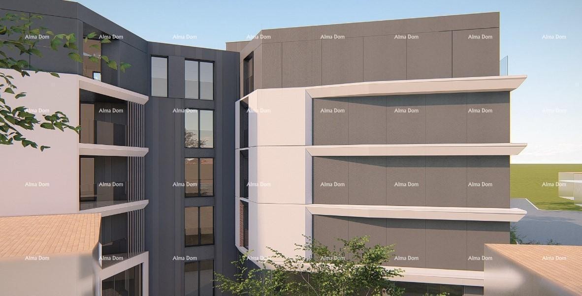 Apartments for sale in a residential and commercial building with a sea view, center of Umag! 2