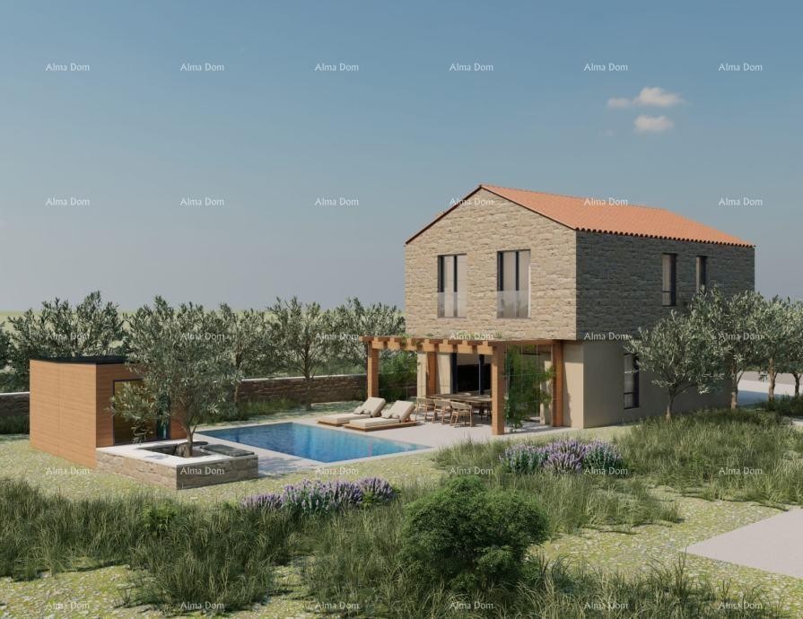 SVETVINČENAT - Terreno con permesso di costruzione! 1