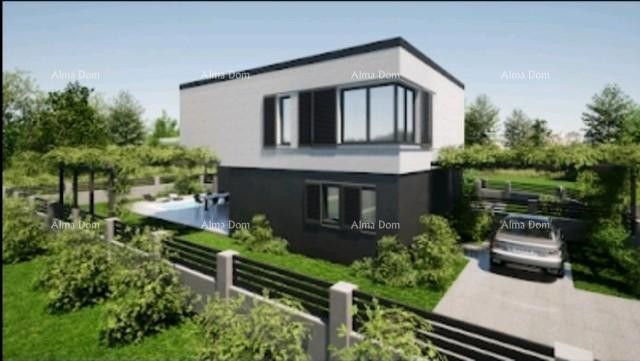 Liznjan, casa bifamiliare con piscina 120m2. 8
