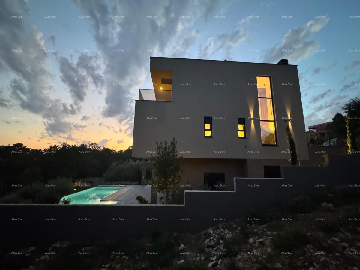 Istria – Medulin, an impressive villa by the forest with a sea view 5