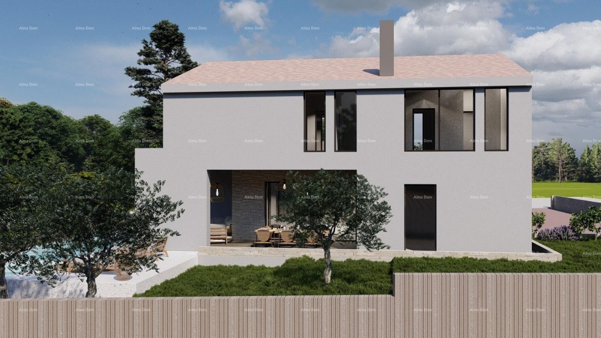 Тиньян – Строительный участок 1.152 м² с разрешением и проектом для дома с бассейном 9