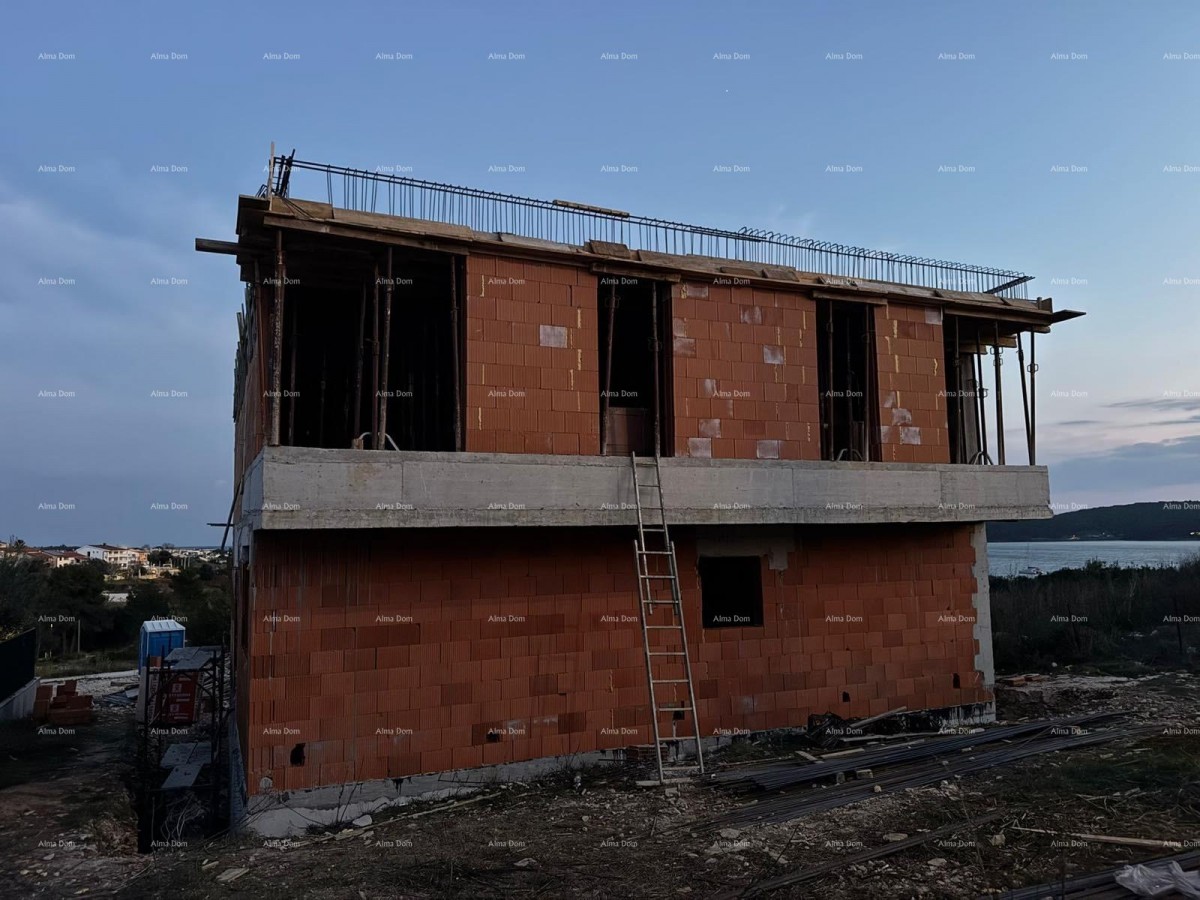 Mukalba, Medulin, Prodaja hiše v roh-bau fazi s pogledom na morje 3