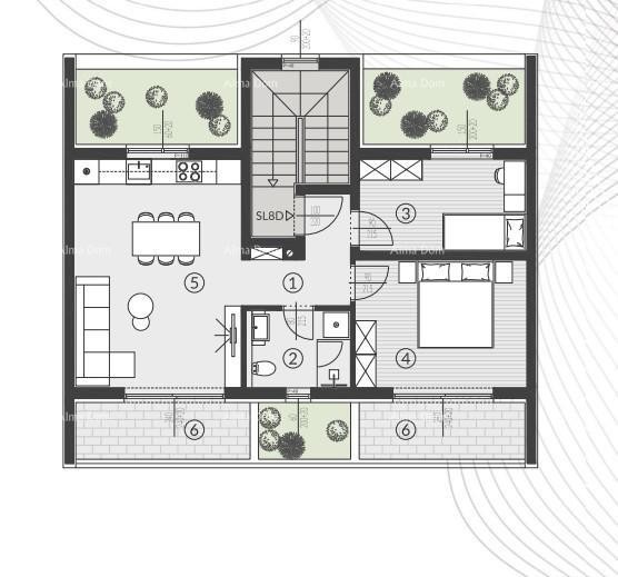 Vendita di appartamenti nel nuovo complesso residenziale, Štinjan! 8D 15