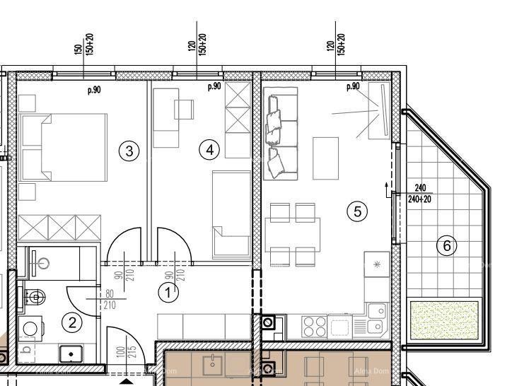 STOJA.  Продажа квартир в новом жилом проекте в эксклюзивном месте, в 300 м от моря, Пула, 9