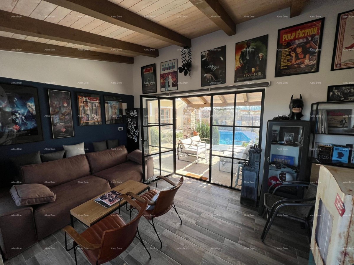 Prekrasna rustikalna kuća s bazenom i manjim dodatnim objektom-pool house, Svetvinčenat! 17