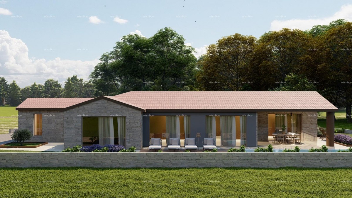 Топ предложение! Продажа земли с разрешением на строительство для постройки семейного дома с бассейном, Тиньян! 6