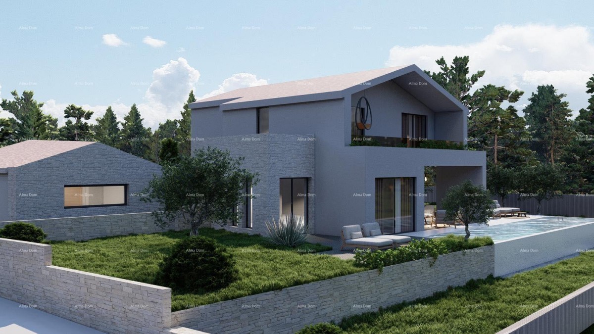 Тиньян – Строительный участок 1.152 м² с разрешением и проектом для дома с бассейном 14