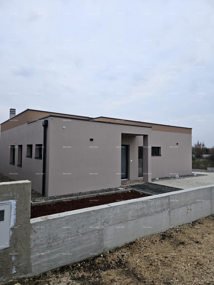 High-quality single-family house with swimming pool and fenced garden for sale, Svetvinčenat 8