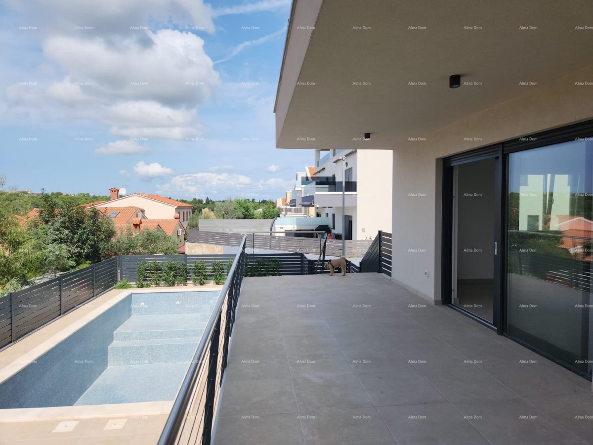 Luxury apartment with a pool, new construction -- Banjole, Volme! 5